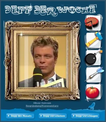 Bild: Oliver Geissen verdient sich für den Fehlstart seiner neuen Freitagabend-Show den Titel »Depp der Woche«