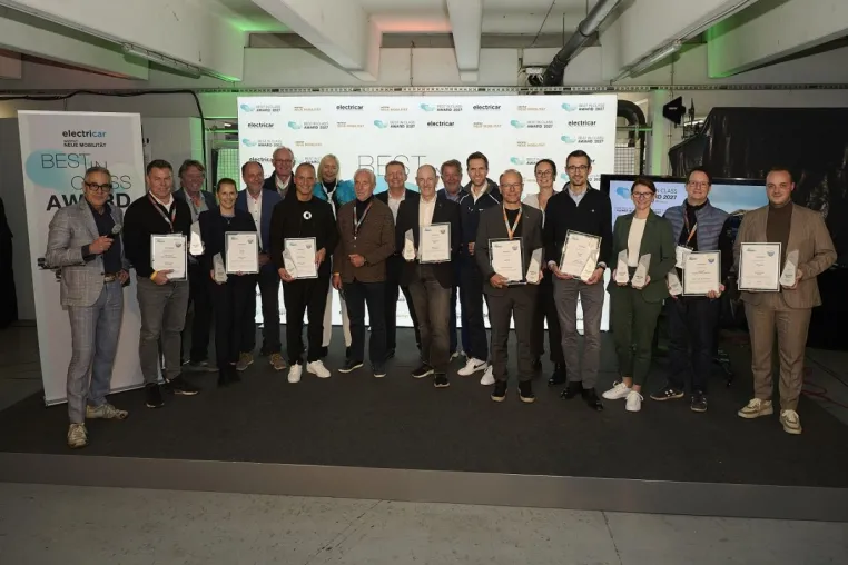Bild: BEST IN CLASS AWARD 2027: Das sind die besten Elektroautos des Jahres