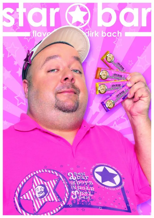 Dirk Bach mit seiner star•bar-Kollektion.