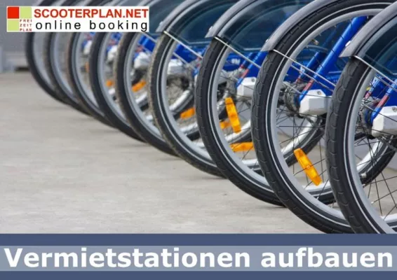 Bild: Fahrradverleihsysteme und Websoftware - Scooterplan.net unterstützt Händler beim Aufbau von Vermietsystemen