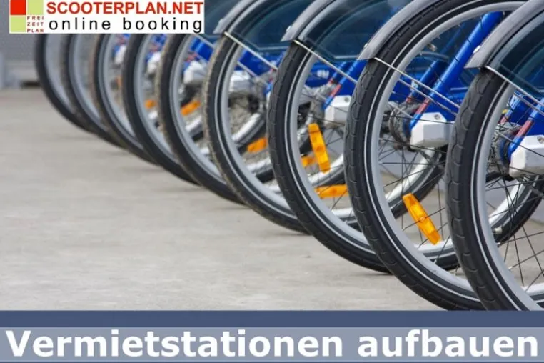 Bild: Fahrradverleihsysteme und Websoftware - Scooterplan.net unterstützt Händler beim Aufbau von Vermietsystemen