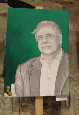 Erfolgreiche Ausstellung – Uwe Küssner zur Midissage anwesend Bild: Erfolgreiche Ausstellung – Uwe Küssner zur Midissage anwesend