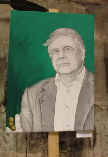 Bild: Erfolgreiche Ausstellung – Uwe Küssner zur Midissage anwesend