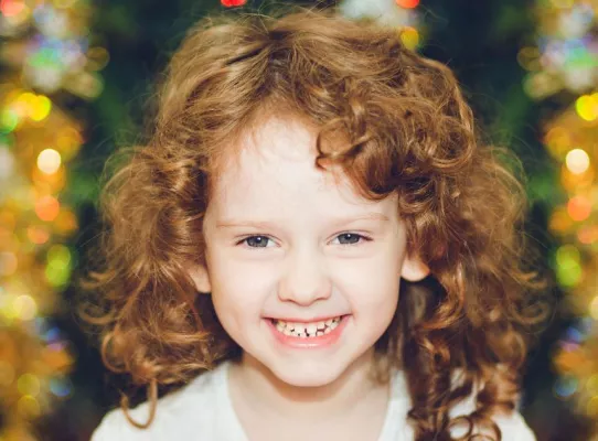 Bild: Gesunde Kinderzähne auch in der Weihnachtszeit