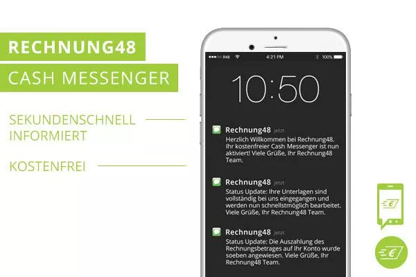 Bild: Krötenalarm mit dem Cash Messenger: Nachricht da, Geld drauf!