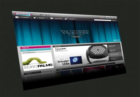 Bild: Steinigke Showtechnic beschreitet neue Onlinepfade