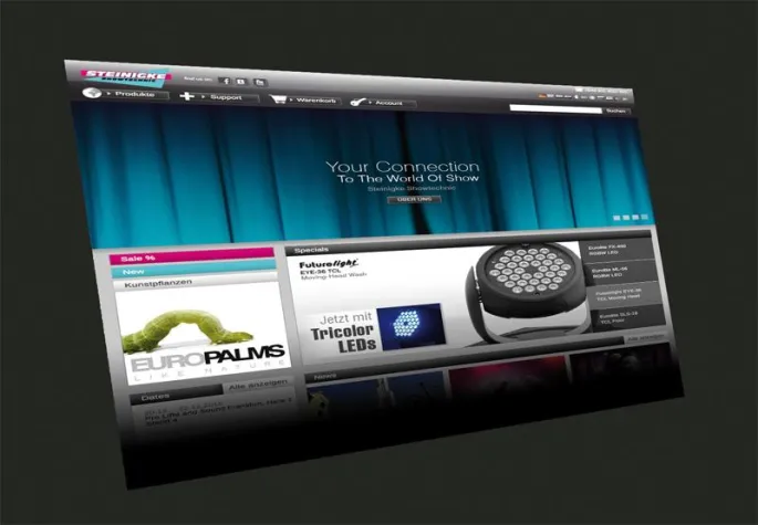 Bild: Steinigke Showtechnic beschreitet neue Onlinepfade
