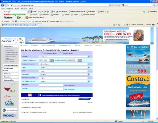 Mehr als 1.000 Sonderangebote bei Treffpunkt Schiff für Kreuzfahrturlaub in den Sommerferien Bild: Mehr als 1.000 Sonderangebote bei Treffpunkt Schiff für Kreuzfahrturlaub in den Sommerferien