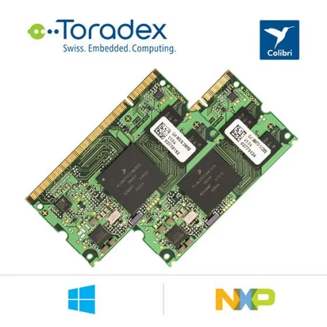 Bild: Toradex lanciert Windows Embedded Compact für NXP i.MX 7-basierte System on Modules