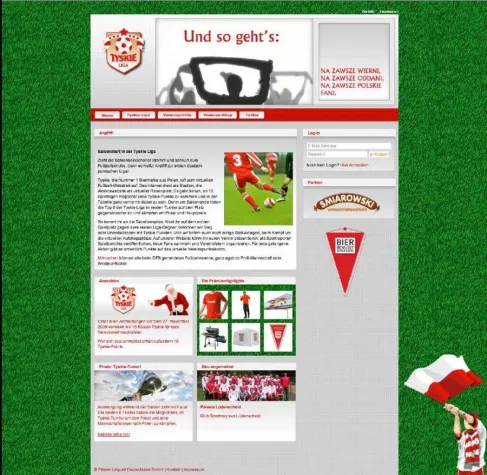 Anpfiff in der Tyskie Liga Bild: Anpfiff in der Tyskie Liga