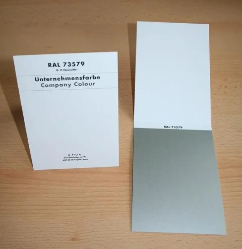 G.D, der italienische Weltmarktführer für Produktions- und Verpackungsmaschinen für die Zigarettenindustrie, hat bei der RAL gGmbH einen Silbermetallicton als individuelle Unternehmens- und Produktfar