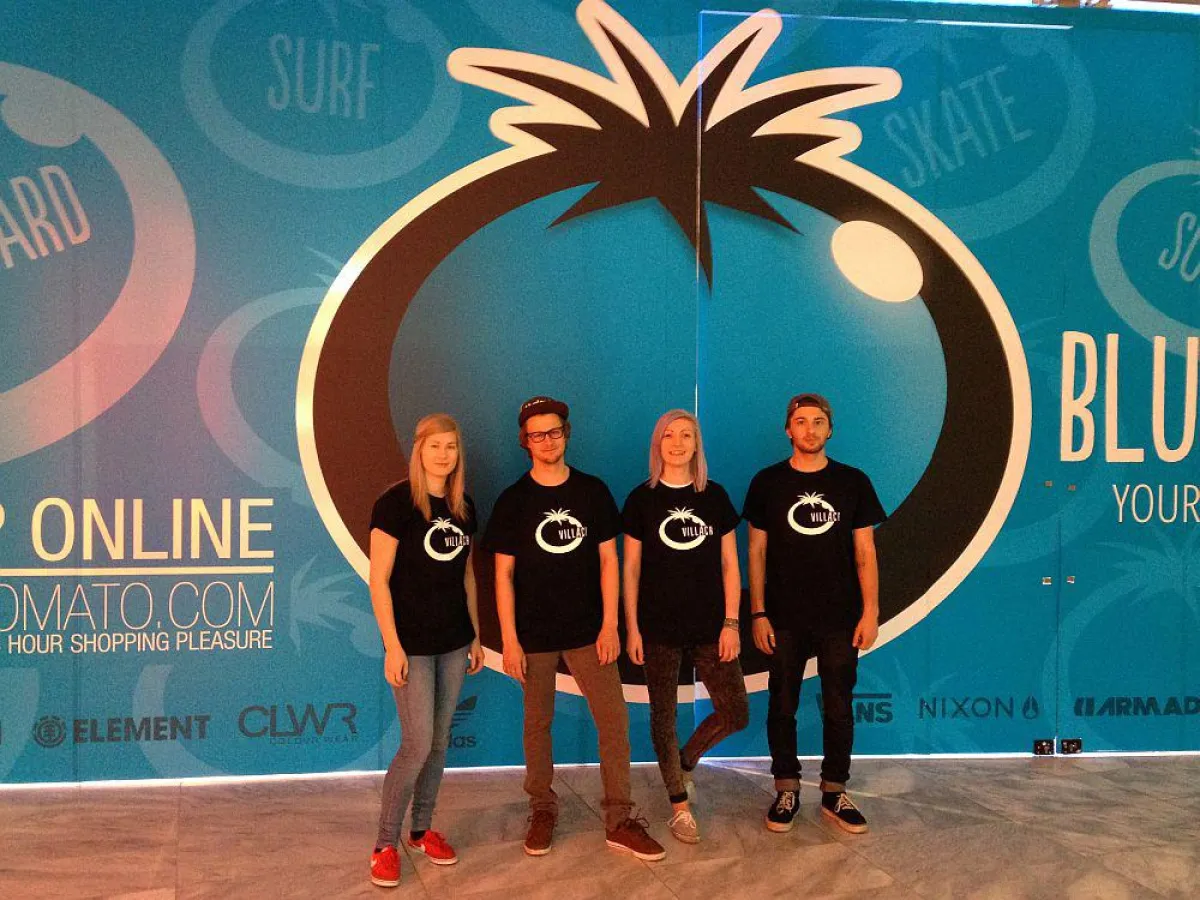 Das gesamte Team freut sich auf die bevorstehende Eröffnung.