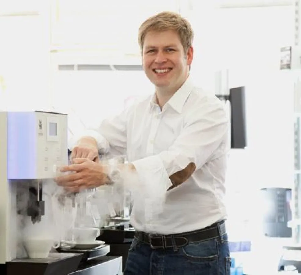 Jochen Baumgärtner von der Elektro Baumgärtner GmbH aus Aglasterhausen