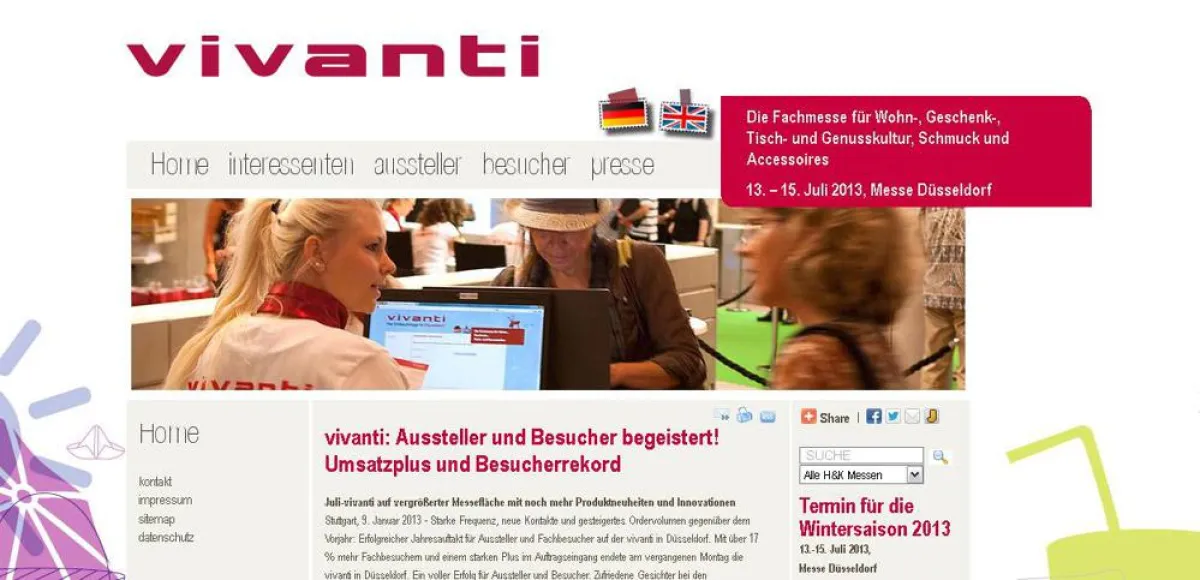 vivanti - Die Düsseldorfer Messe für den individuellen Lifestyle
