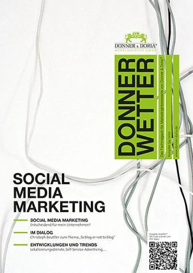 Titelseite der aktuellen Ausgabe von DonnerWetter Quartal 4 - 2010