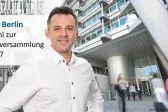 Daniel Schäfer tritt bei Wahl zur Vollversammlung der IHK Berlin an Bild: Daniel Schäfer tritt bei Wahl zur Vollversammlung der IHK Berlin an