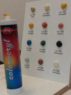 Bild: Farbiger Acryl Dichtstoff nach Wunschfarbton von Abby Coloracryl