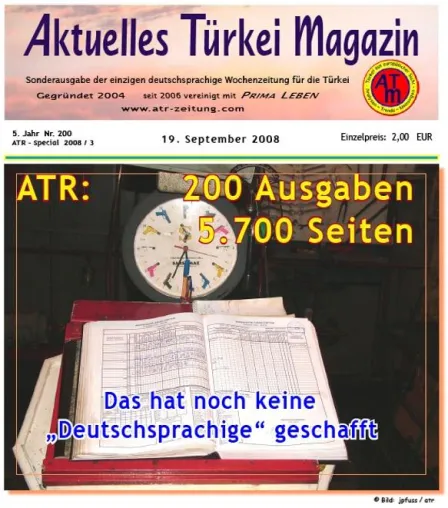 Bild: Türkei - 200. Ausgabe der AKTUELLEN TÜRKEI RUNDSCHAU