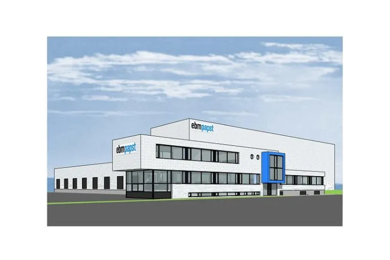 Bild: ebm-papst investiert 11,5 Mio. Euro in neues Logistikzentrum
