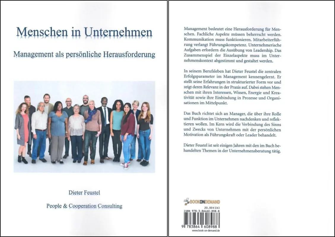Das Buch / E-Book: Menschen in Unternehmen - Management als persönliche Herausforderung
