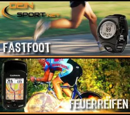 Bild: Gewinnen mit brennenden Reifen und fliegenden Füßen