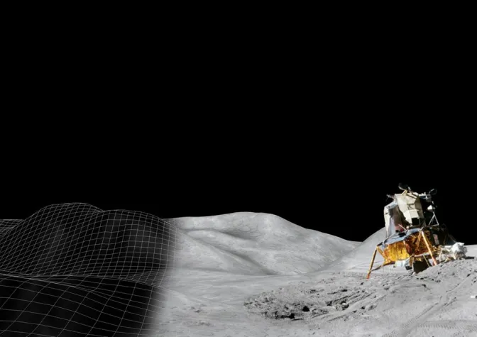 Bild: Braunschweiger Forscher verleihen der Mondoberfläche ein neues Gesicht