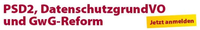 Bild: PSD2, DatenschutzgrundVO und GwG-Reform