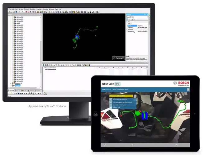 Augmented Reality-Platform REFLEKT ONE schafft Industrie-Anwendungen standardisiert ohne Programmierkenntnisse Bild: Augmented Reality-Platform REFLEKT ONE schafft Industrie-Anwendungen standardisiert ohne Programmierkenntnisse