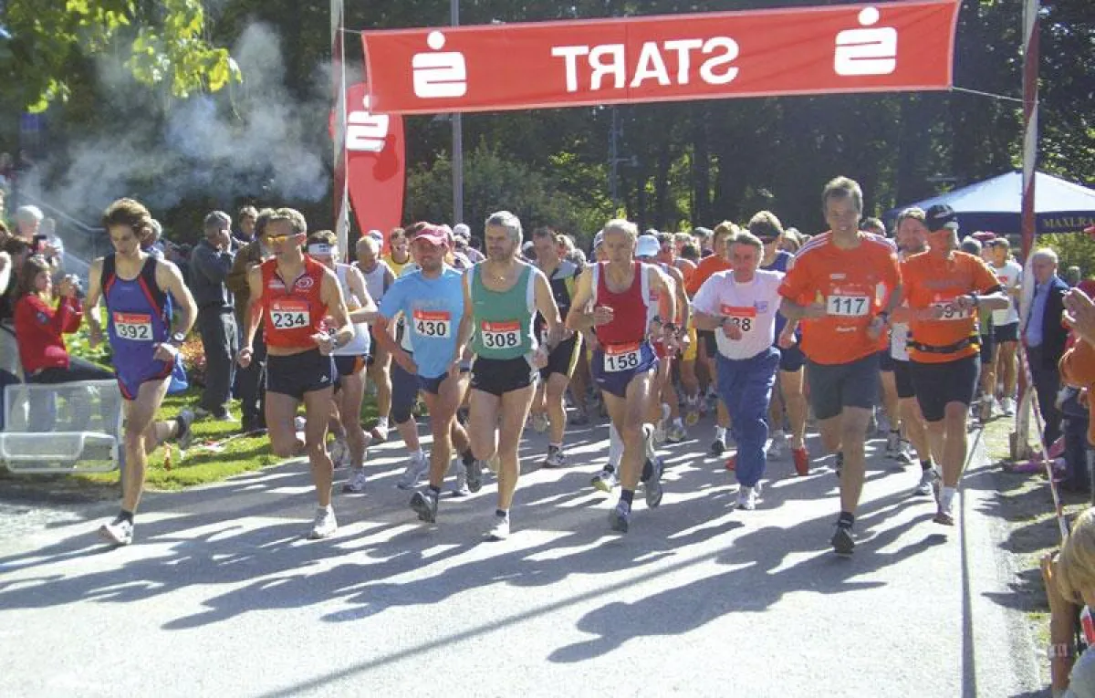 Der 2. Bayerische Bäderlauf. Der Halbmarathon von Bad Feilnbach nach Bad Aibling.