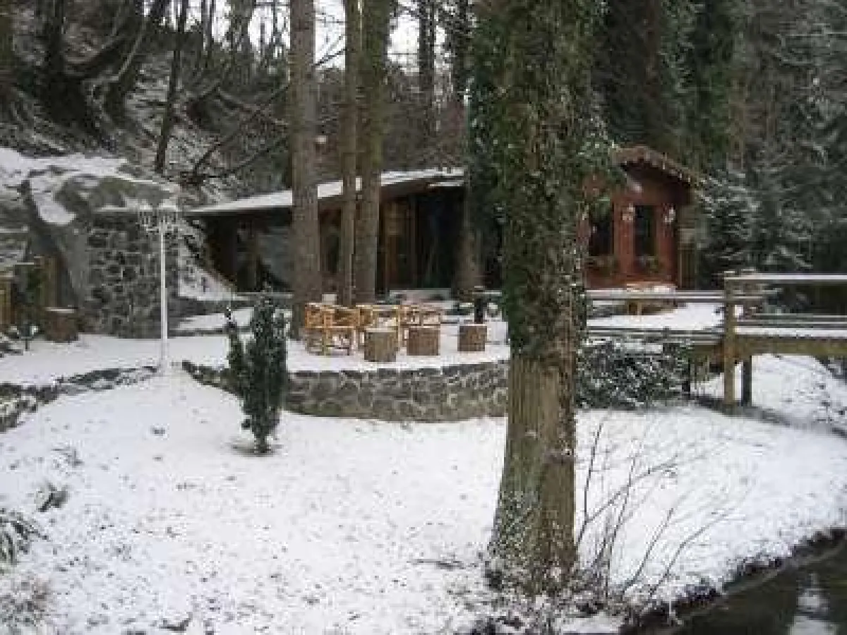 Saunapark Siebengebirge im Winter