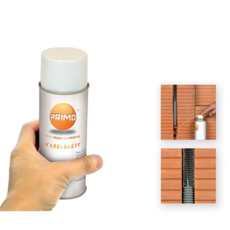 Kabelgleit aus der Sprühdose schnell und sauber!