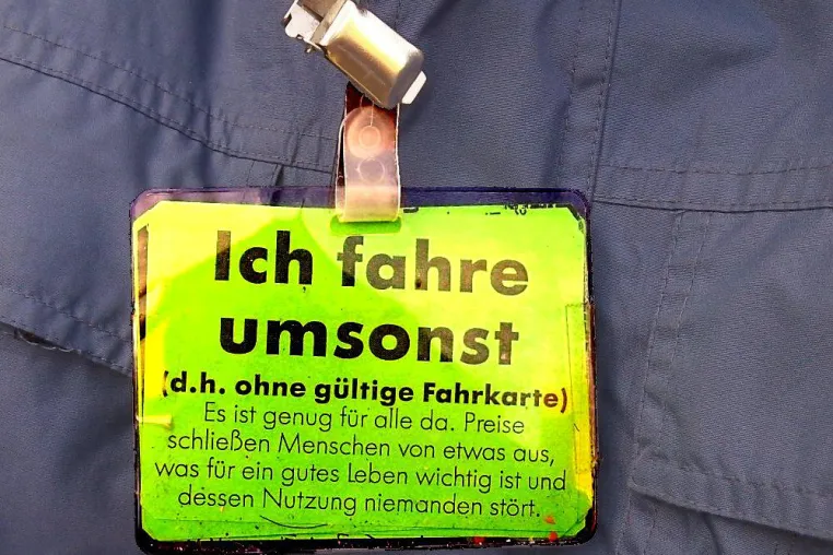 Bild: Endlich handeln: Schwarzfahren entkriminalisieren - Nulltarif einführen!