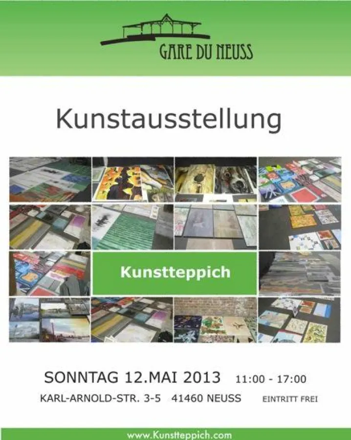 Kunstteppich im Gare du Neuss