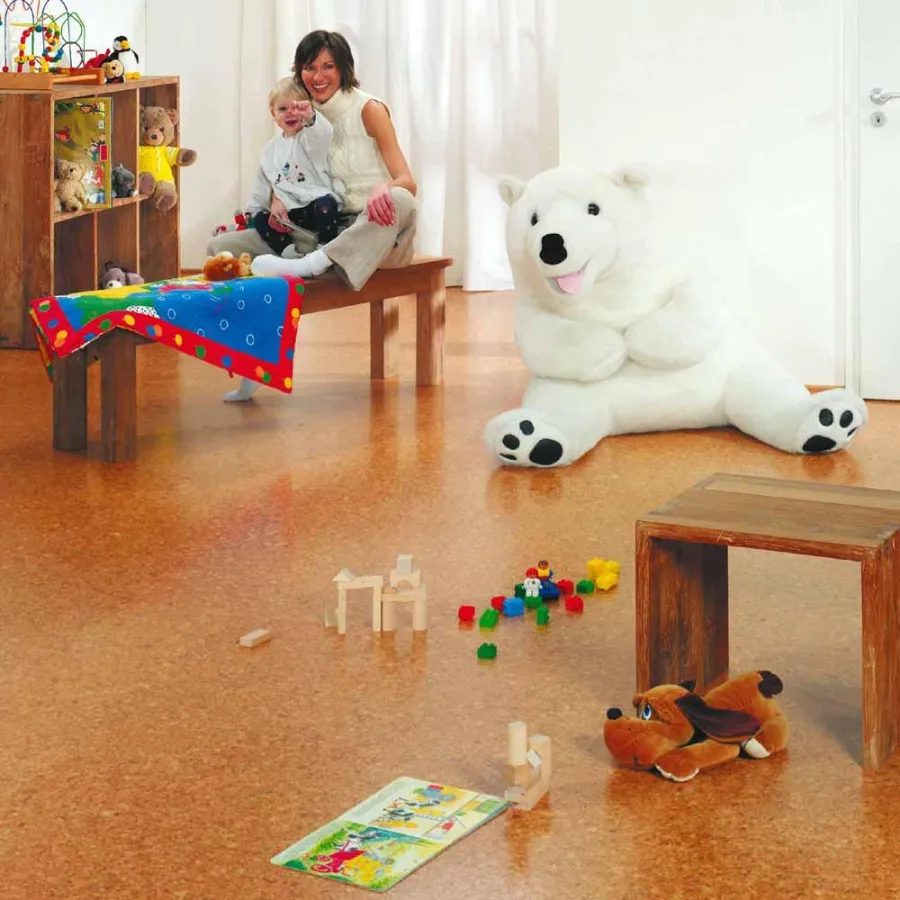 Korkböden tragen zu einem gesunden Raumklima bei. Foto: Holzland