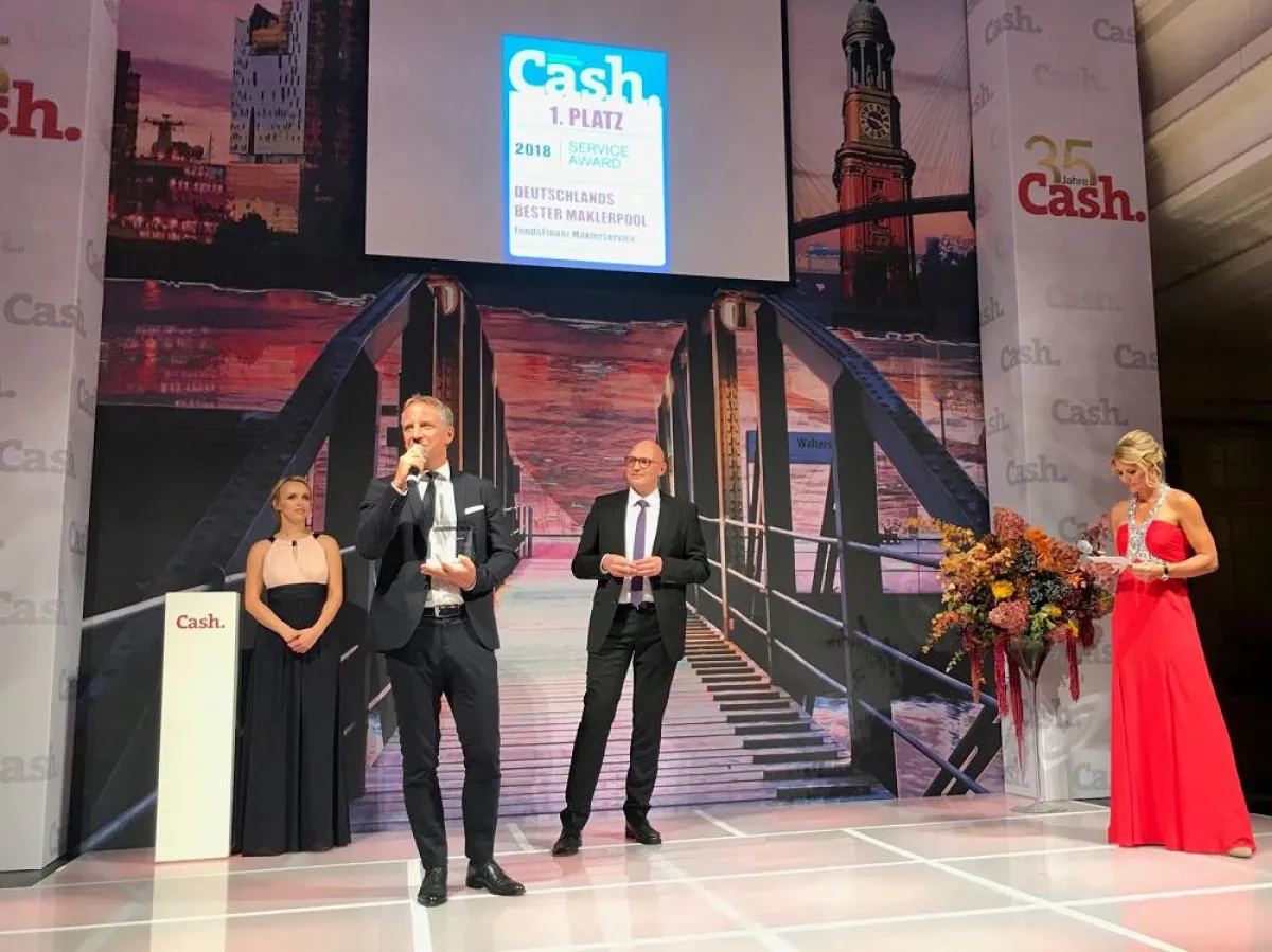 Auszeichnungen Cash © Fonds Finanz Maklerservice GmbH