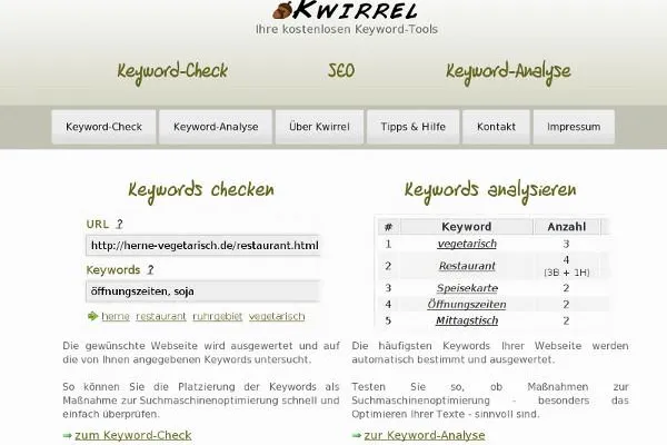 Keywordtool Kwirrel um Funktion erweitert Bild: Keywordtool Kwirrel um Funktion erweitert