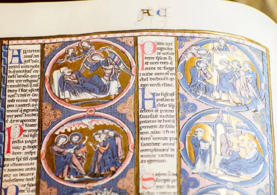 Bild: Media Exklusiv GmbH Gütersloh über ihre Erfahrungen mit mittelalterlichen Kodexen