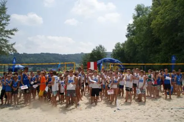 Bild: Beach-Volleyball, ein Riesenerfolg für den Schulsport.