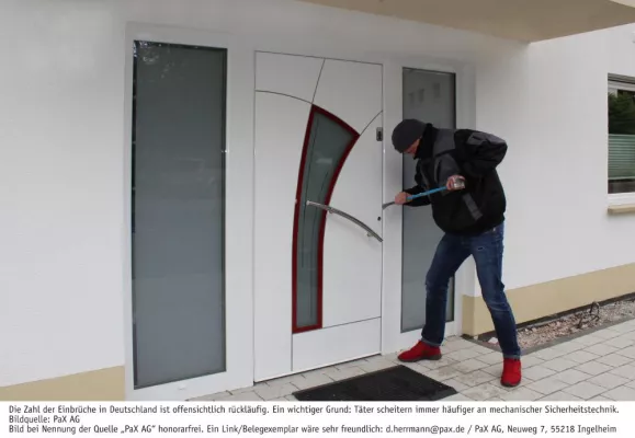 Bild: Einbrecher scheitern immer häufiger an mechanischen Sicherheitssystemen