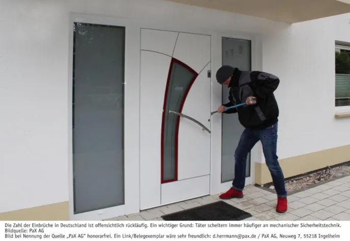 Bild: Einbrecher scheitern immer häufiger an mechanischen Sicherheitssystemen