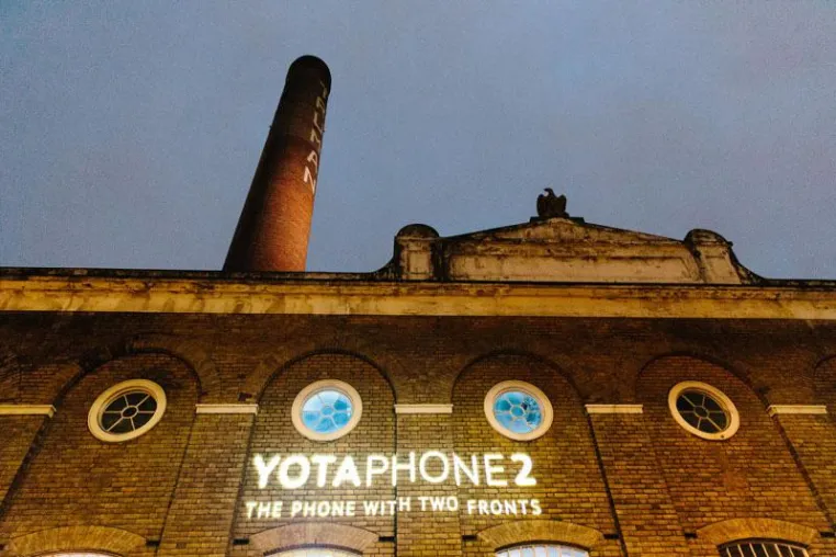 zerotwonine organisierte Smartphone-Launch von Yota Devices in London Bild: zerotwonine organisierte Smartphone-Launch von Yota Devices in London