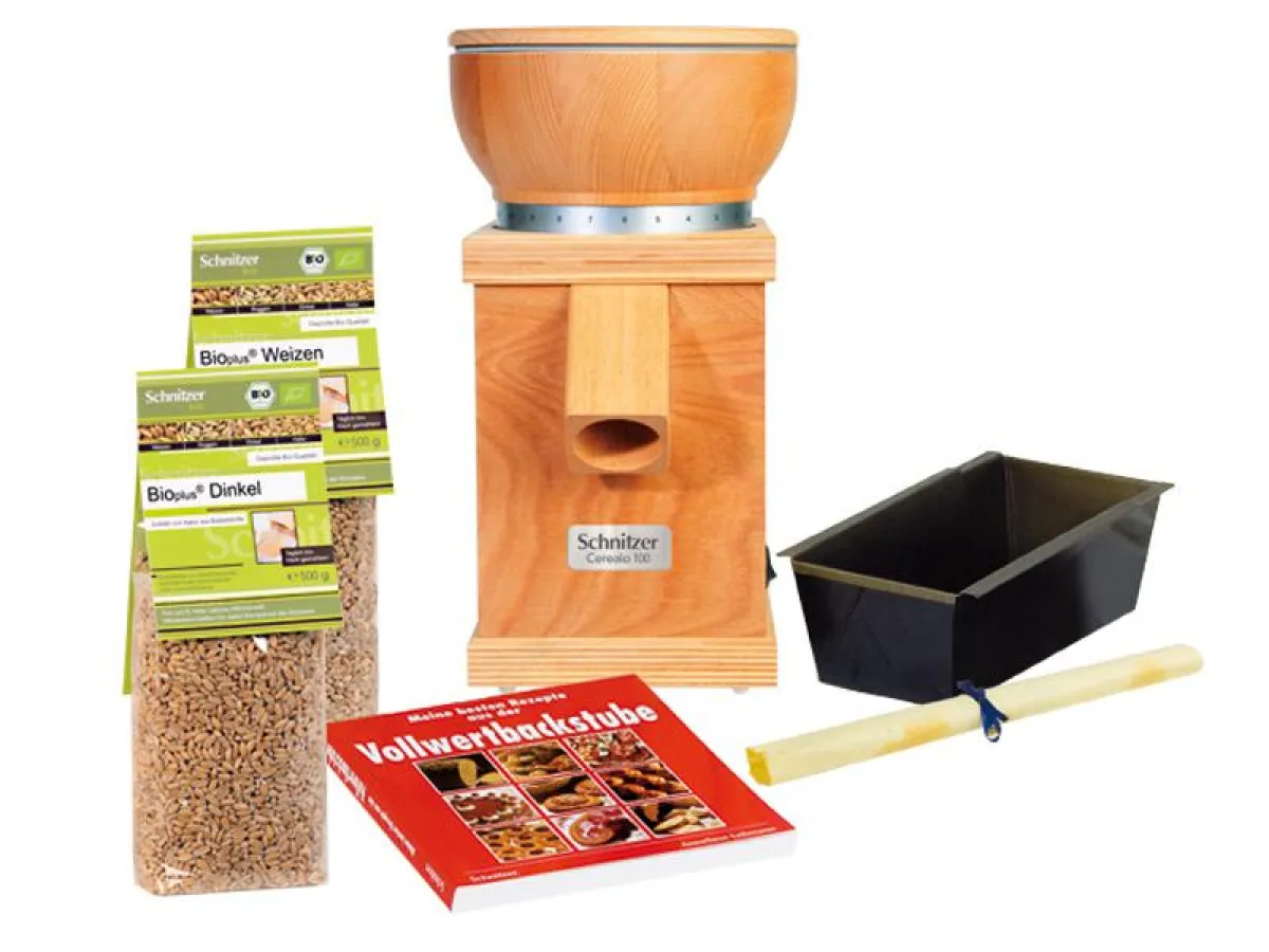 Geschenkset Schnitzer Cerealo - leichter Einstieg in die Vollwertkost