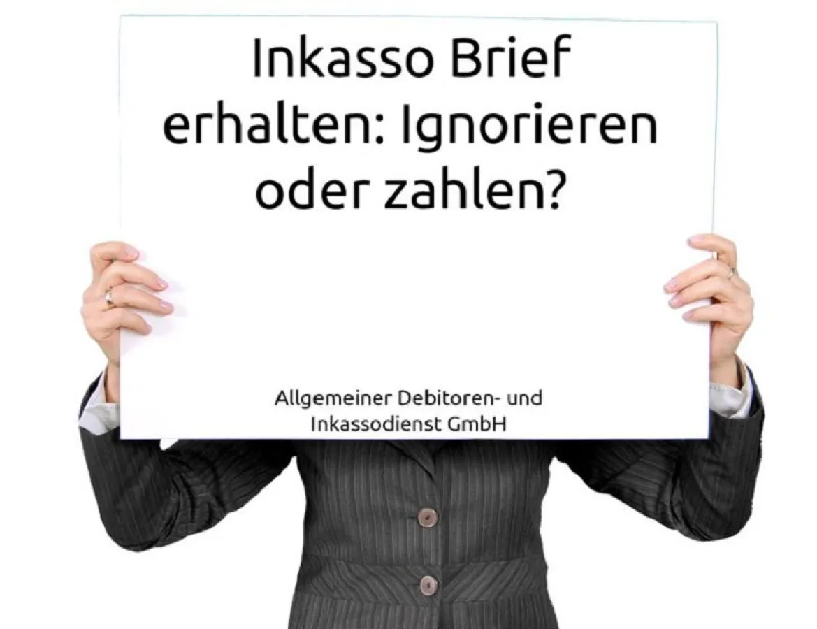 ADU Inkasso Inkasso Brief erhalten: Ignorieren oder zahlen?