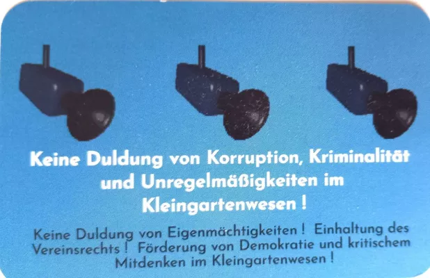 Bild: Dem Bezirksverband der Gartenfreunde Pankow e.V. droht aktuell der finanzielle und moralische Bankrott.