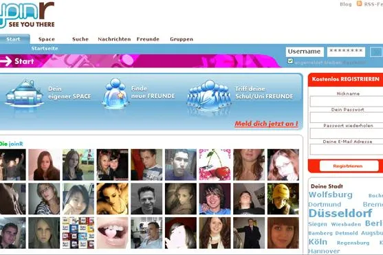 Bild: joinR - die neue Social Network Community für Jugendliche