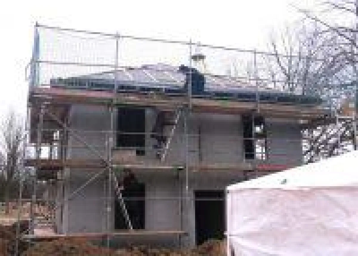 Dialuxe Massivhaus - Baustellenbesichtigung in Michendorf