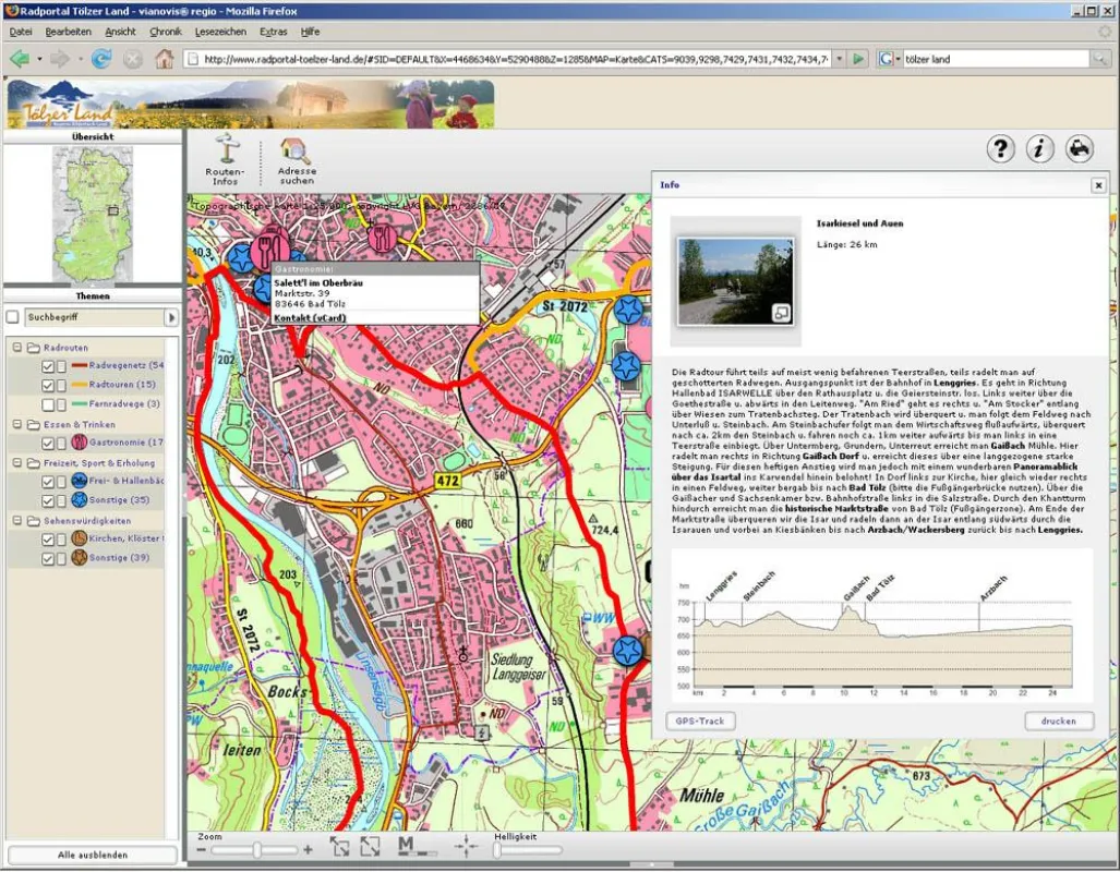 Neues Internet-Radportal des Tölzer Landes unter www.radeln.info