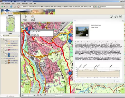 Tölzer Land – interaktives Radwegenetz jetzt online Bild: Tölzer Land – interaktives Radwegenetz jetzt online