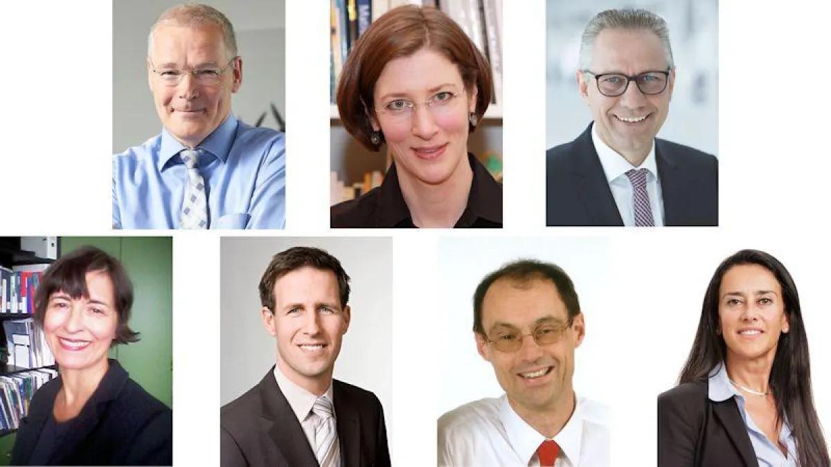 oben: Prof. Rolf Henke, Dr. Cornelia Hillenherms, Heiko Lütjens; unten: Dr. Irena Bido, Prof. Dr. Mi
