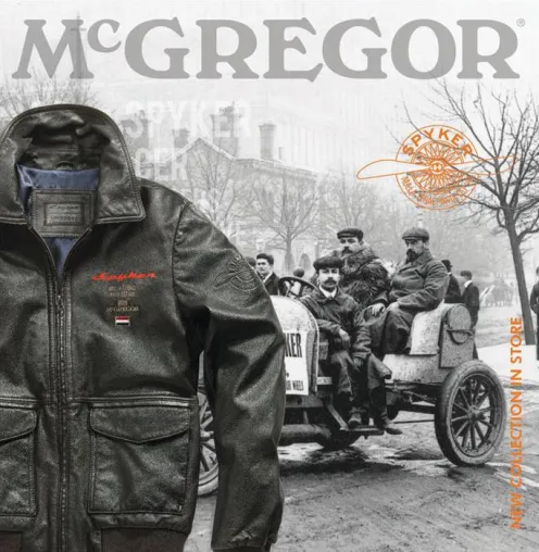 McGregor Mode launcht neue Spyker Squadron Collection: Kick-Off für die Automarken Sportswear im McGregor Shop Bild: McGregor Mode launcht neue Spyker Squadron Collection: Kick-Off für die Automarken Sportswear im McGregor Shop